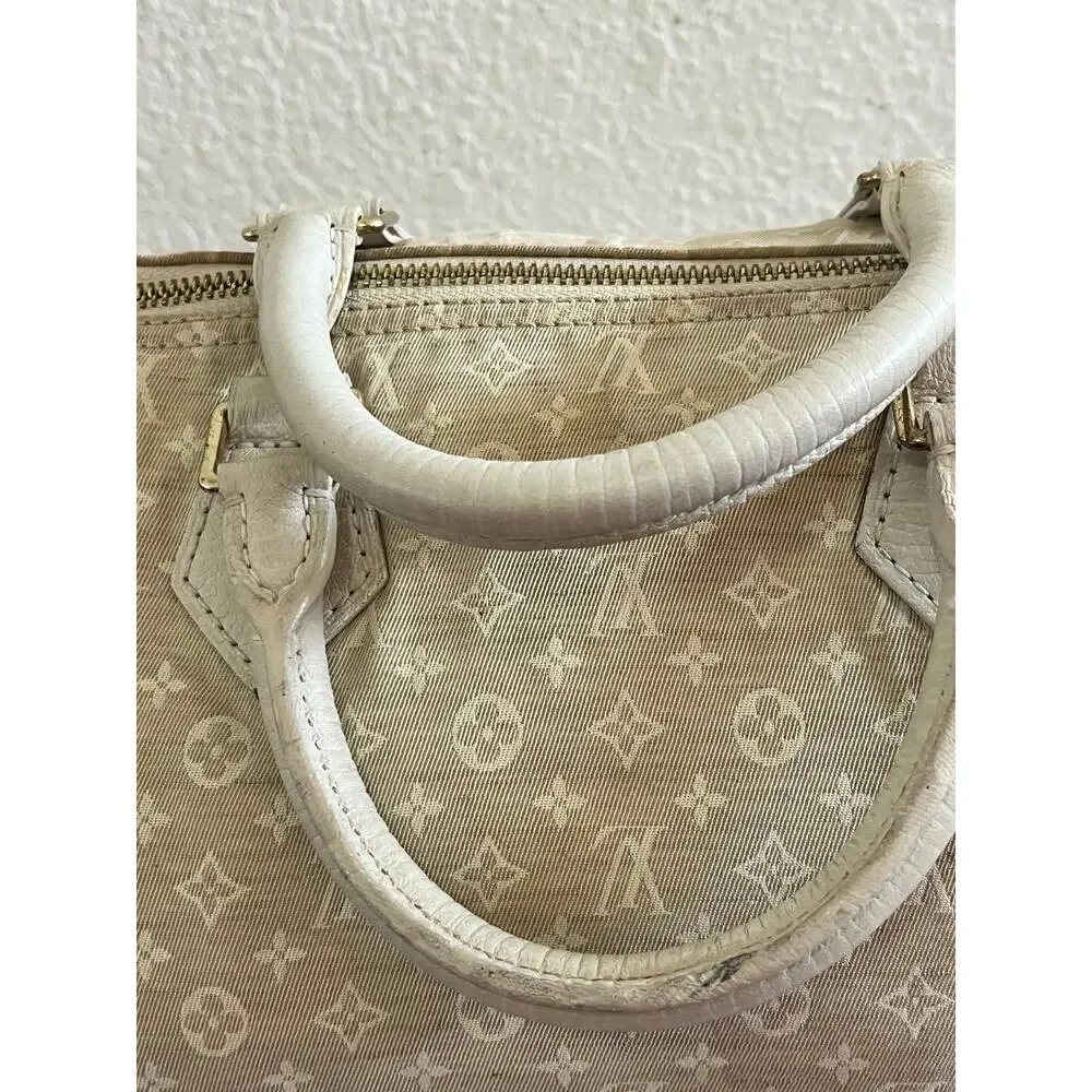 Louis Vuitton off white monogram cloth speedy 30
